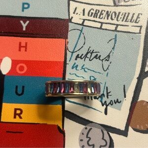 Kendra Scott Jack Gold Band Ring in Multi Crystal